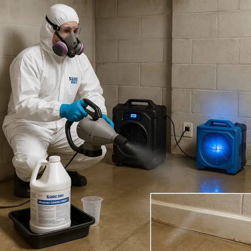 Sanitization and Odor Removal process in Doffing, TX