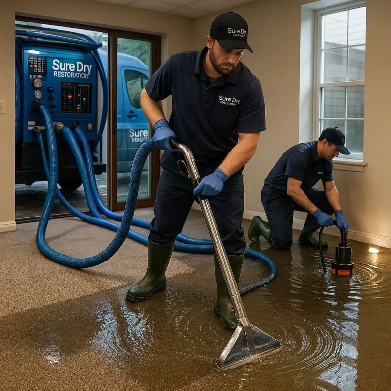 Water Extraction and Removal process in Doffing, TX